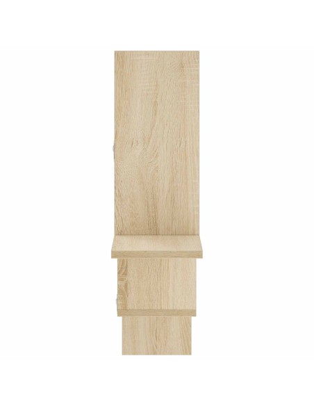 Scaffale da parete Rovere Sonoma 87 x 17 x 75 cm