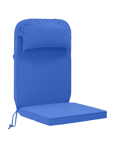 Cuscino per Lounger Sole 100% Poliestere Blu Reale