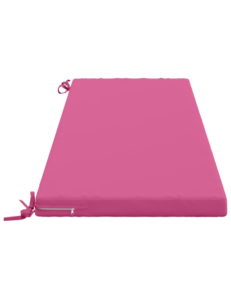 Cuscino per panchina SOEST 100% Poliestere Rosa 140 x 50 x 5 cm