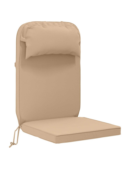 Cuscino per Lounger Sole 100% Poliestere Sabbia 55 x 124 x 5 cm