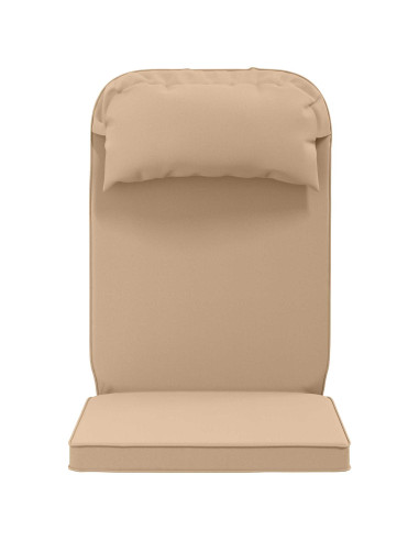 Cuscino per Lounger Sole 100% Poliestere Sabbia 55 x 124 x 5 cm