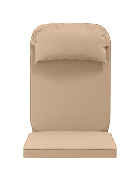 Cuscino per Lounger Sole 100% Poliestere Sabbia 55 x 124 x 5 cm