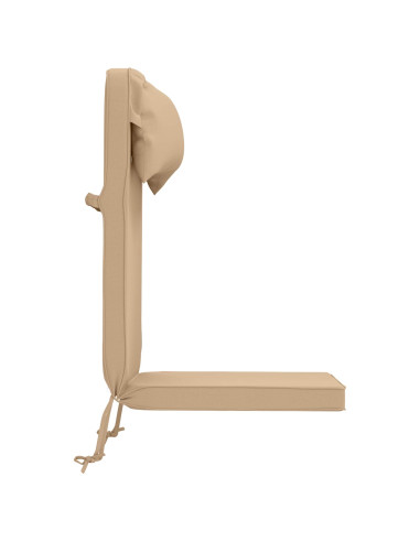 Cuscino per Lounger Sole 100% Poliestere Sabbia 55 x 124 x 5 cm