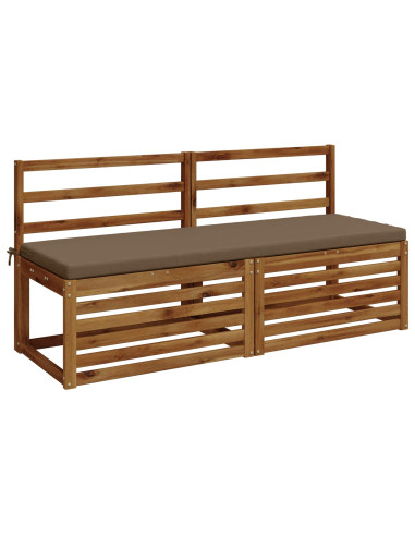Cuscino per panchina SOEST 100% Poliestere Tortora