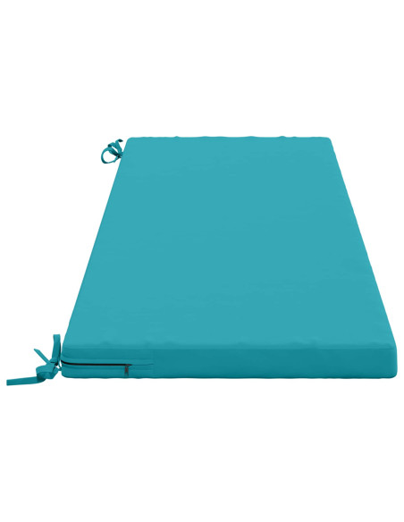 Cuscino per panchina SOEST 100% Poliestere Turchese