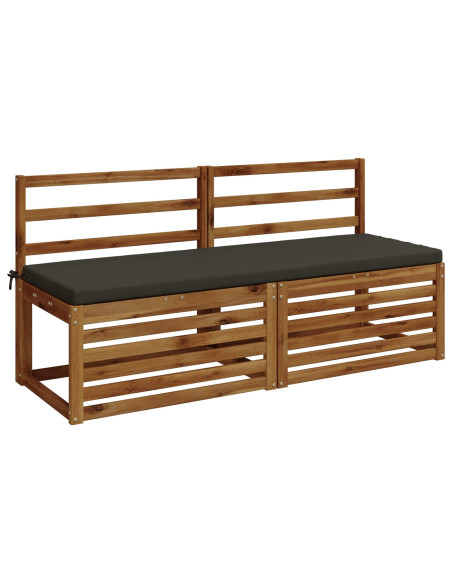 Cuscino per panchina SOEST 100% Poliestere Antracite