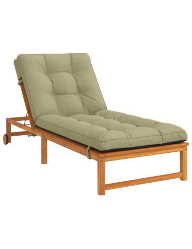 Cuscino per Lettino VIANEN 100% Poliestere Verde chiaro