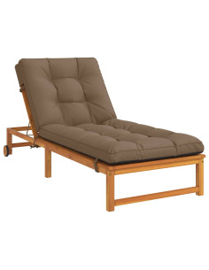 Cuscino per Lettino VIANEN 100% Poliestere Tortora 2