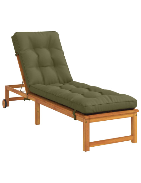 Cuscino per Lettino VIANEN 100% Poliestere Verde Oliva
