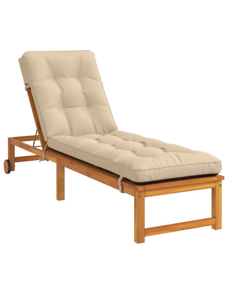 Cuscino per Lettino VIANEN 100% Poliestere Crema
