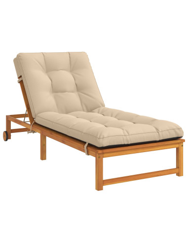 Cuscino per Lettino VIANEN 100% Poliestere Crema