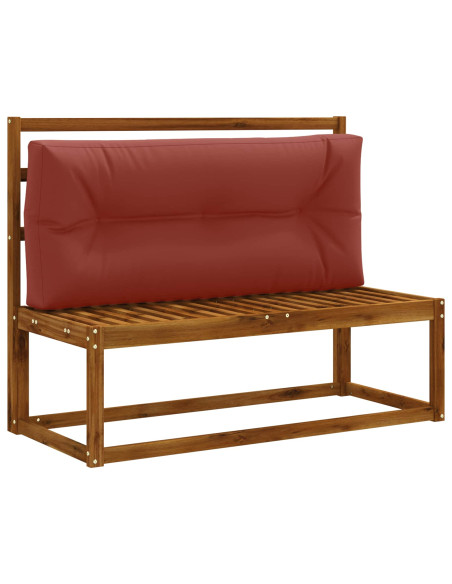 Cuscino per schienale di pallet VIANEN 100% Poliestere Rosso
