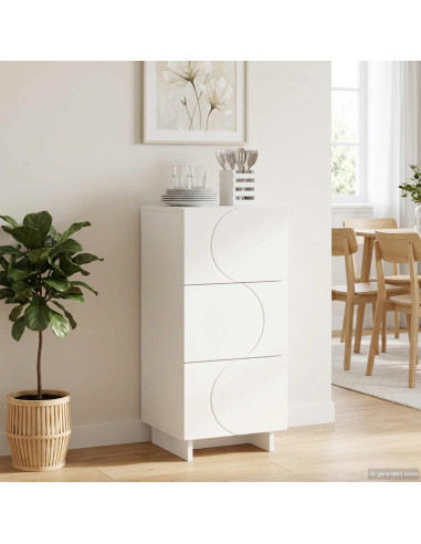 Credenza Bianco 33,5 x 34,5 x 75 cm Legno ingegnerizzato