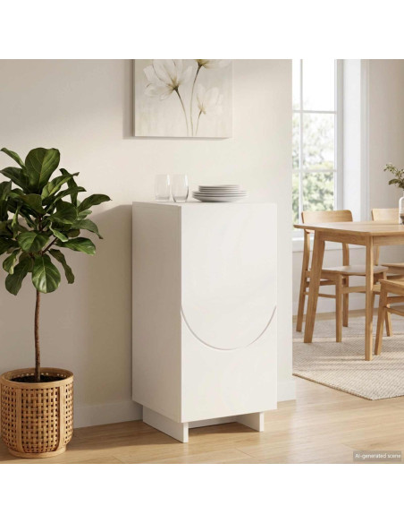 Credenza Bianco 33,5 x 34,5 x 75 cm Legno ingegnerizzato
