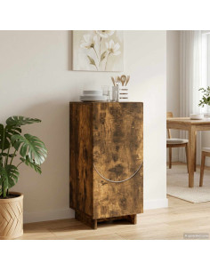 Credenza Rovere Fumo 33,5 x 34,5 x 75 cm Legno ingegnerizzato