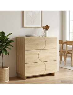 Credenza Rovere Sonoma 70 x 38 x 75 cm Legno ingegnerizzato