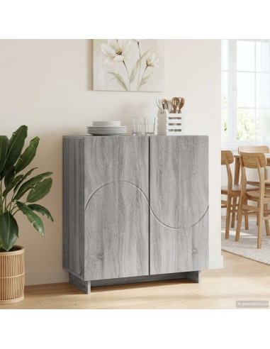 Credenza Sonoma grigio 67 x 34,5 x 75 cm Legno ingegnerizzato
