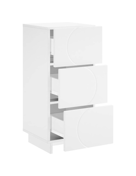 Credenza Bianco 33,5 x 34,5 x 75 cm Legno ingegnerizzato