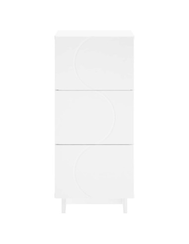 Credenza Bianco 33,5 x 34,5 x 75 cm Legno ingegnerizzato