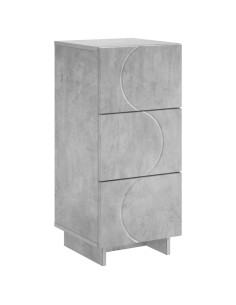 Credenza Grigio Cemento 33,5 x 34,5 x 75 cm 2