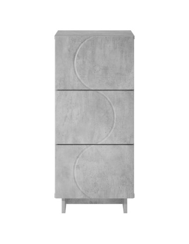 Credenza Grigio Cemento 33,5 x 34,5 x 75 cm