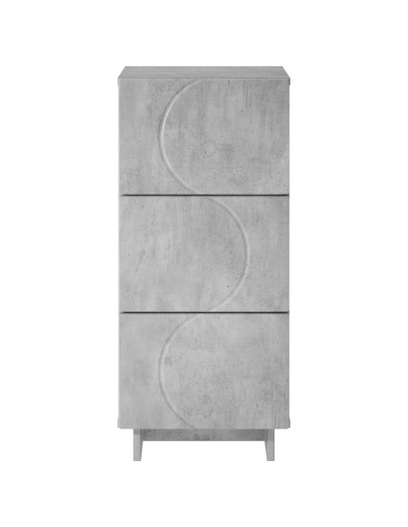 Credenza Grigio Cemento 33,5 x 34,5 x 75 cm