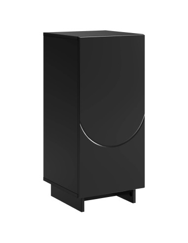 Credenza Nero 33,5 x 34,5 x 75 cm Legno ingegnerizzato