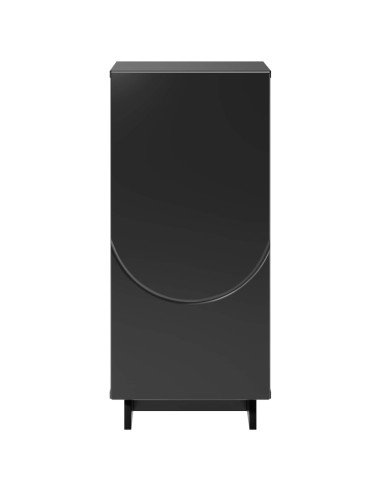 Credenza Nero 33,5 x 34,5 x 75 cm Legno ingegnerizzato