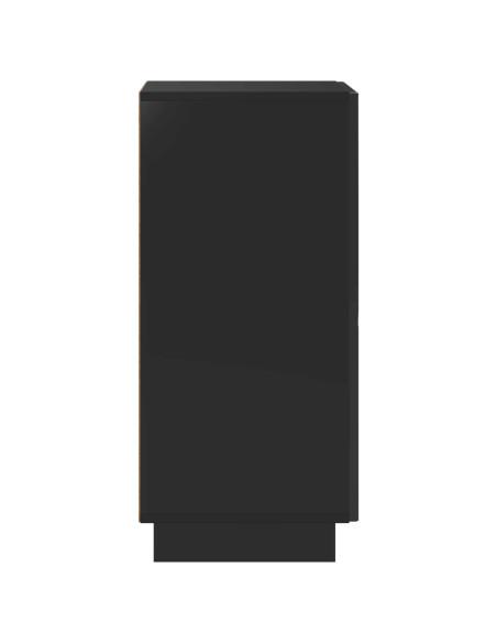 Credenza Nero 33,5 x 34,5 x 75 cm Legno ingegnerizzato