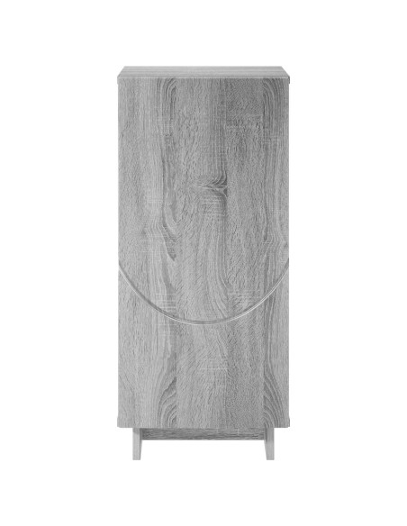 Credenza Sonoma grigio 33,5 x 34,5 x 75 cm Legno ingegnerizzato