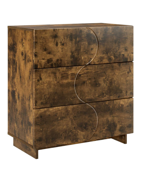 Credenza Rovere Fumo 70 x 38 x 75 cm Legno ingegnerizzato
