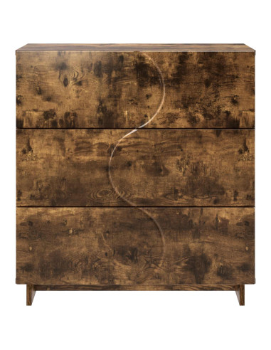 Credenza Rovere Fumo 70 x 38 x 75 cm Legno ingegnerizzato
