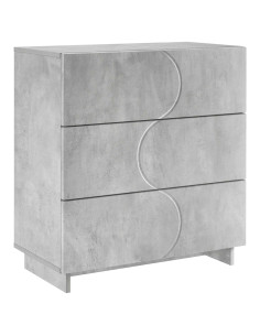 Credenza Grigio Cemento 70 x 38 x 75 cm Legno ingegnerizzato 2