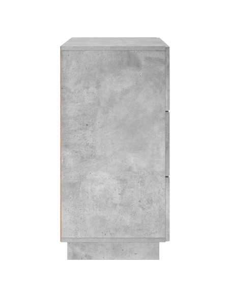 Credenza Grigio Cemento 70 x 38 x 75 cm Legno ingegnerizzato