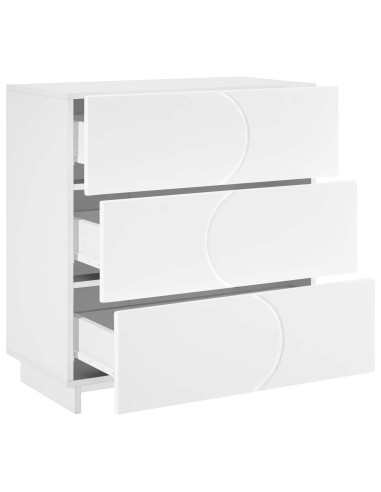 Credenza Bianco 70 x 38 x 75 cm Legno ingegnerizzato