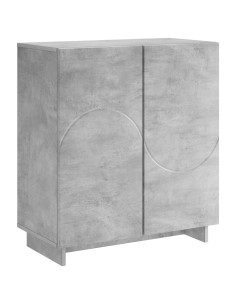 Credenza Grigio Cemento 67 x 34,5 x 75 cm Legno ingegnerizzato 2