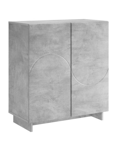 Credenza Grigio Cemento 67 x 34,5 x 75 cm Legno ingegnerizzato