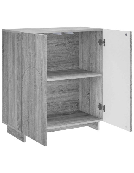 Credenza Sonoma grigio 67 x 34,5 x 75 cm Legno ingegnerizzato