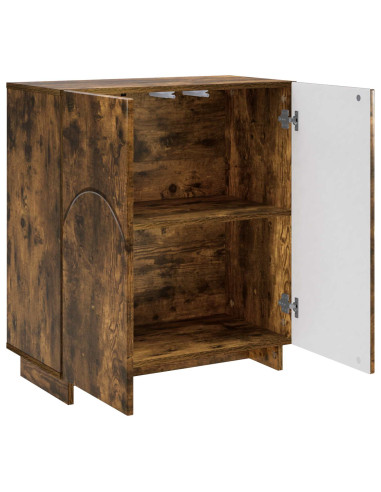 Credenza Rovere Fumo 67 x 34,5 x 75 cm Legno ingegnerizzato