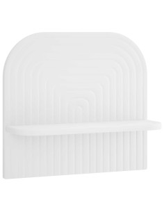 Scaffale da parete 2 pz Bianco 41 x 13.5 x 37.5 cm 2