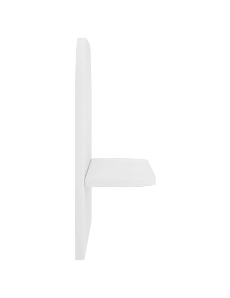 Scaffale da parete 2 pz Bianco 41 x 13.5 x 37.5 cm