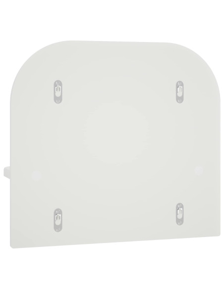 Scaffale da parete 2 pz Bianco 41 x 13.5 x 37.5 cm
