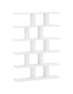 Scaffale da parete Bianco 70 x 17 x 101 cm Legno multistrato