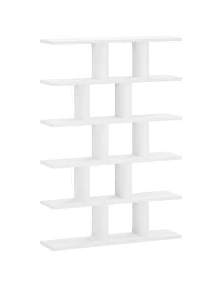 Scaffale da parete Bianco 70 x 17 x 101 cm Legno multistrato