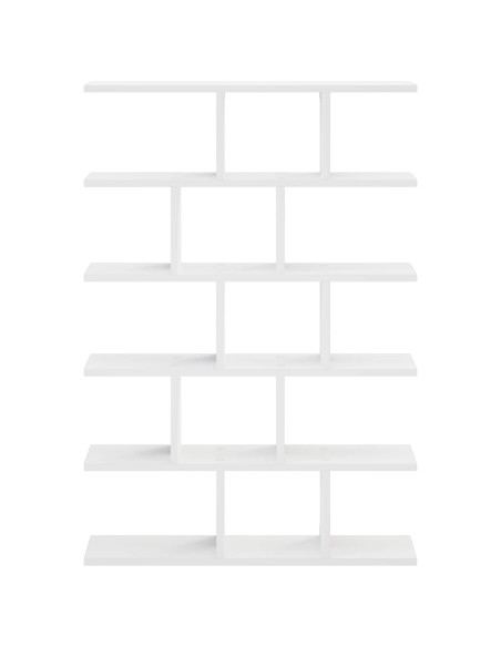 Scaffale da parete Bianco 70 x 17 x 101 cm Legno multistrato