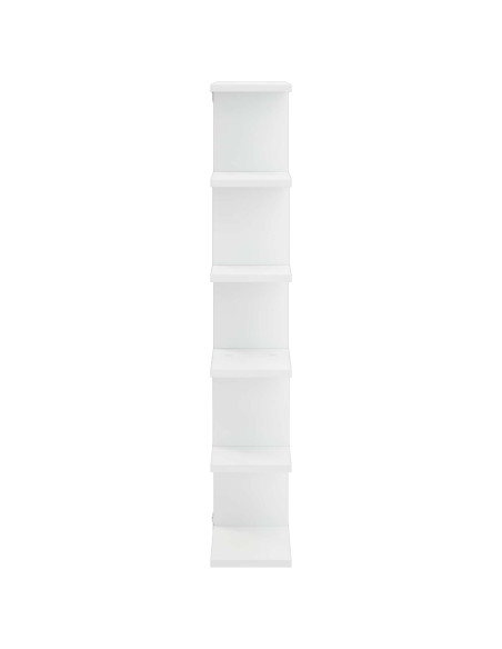Scaffale da parete Bianco 70 x 17 x 101 cm Legno multistrato