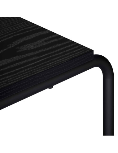 Supporto TV 60 x 35.5 x 42 cm Rovere Nero Legno ingegnerizzato