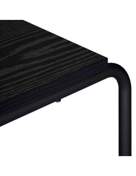 Supporto TV 60 x 35.5 x 42 cm Rovere Nero Legno ingegnerizzato