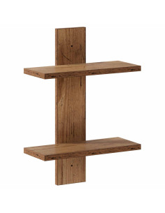 Scaffale da parete Legno antico 30 x 13.5 x 43 cm 2