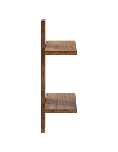 Scaffale da parete Legno antico 30 x 13.5 x 43 cm